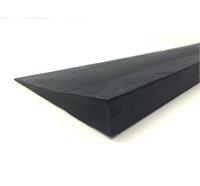 Rampe aus Gummi 10x900x100mm gerade schwarz (0.7kg)
