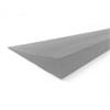 Rampe aus Gummi 12x900x110mm gerade grau (0.8kg)