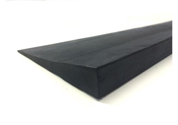 Rampe aus Gummi 12x900x110mm gerade schwarz (0.8kg)