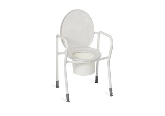 Chaise de toilette avec accoudoirs 45-60cm, max 130kg