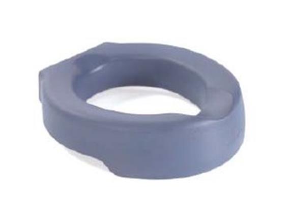 Siège de toilette souple PU 10cm bleu